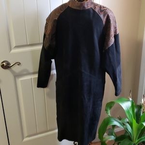 Vintage Toppolino suede dress